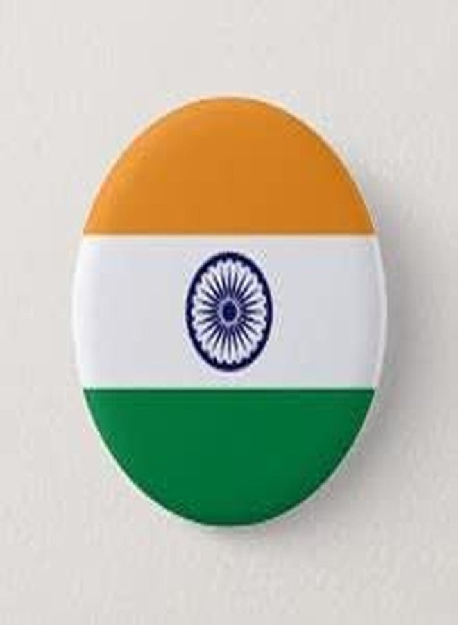 Le Delite Presents (Pack of 5) Indian Flag Badges (Round Pin Badge) for Independence Day/Republic Day & Other Events | National Flag Badge for School, Govt Functions - Image 5